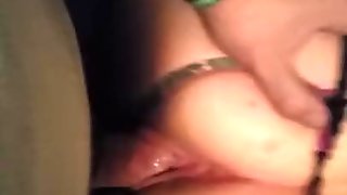 Soaked pussy pounded