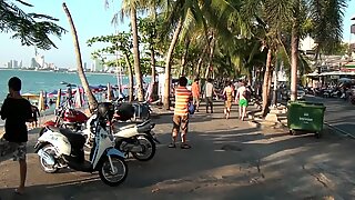 Strandhore i Pattaya Thailand