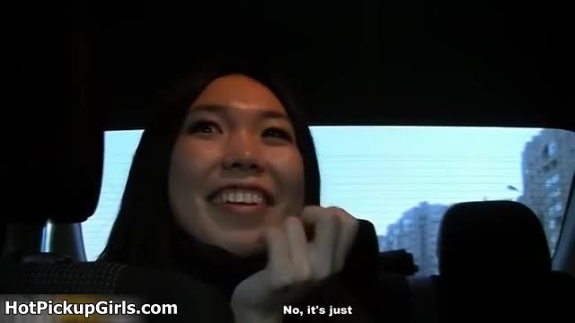 Sexy asian babe gets horny talking movie