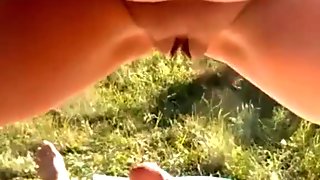 Dilettante older outdoors - oral stimulation and fucking