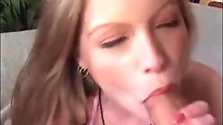 Hottie banged by a big cock hard